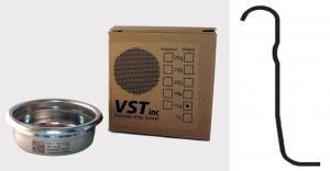 Foto: VST-15-STD: Filtro preciso in acciaio inox per il caffè espresso VST 15 grammi - standard (con il rilievo sul fianco)