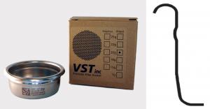 Foto: VST-20-STD: Filtro preciso in acciaio inox per il caffè espresso VST 20 grammi - standard (con il rilievo sul fianco)